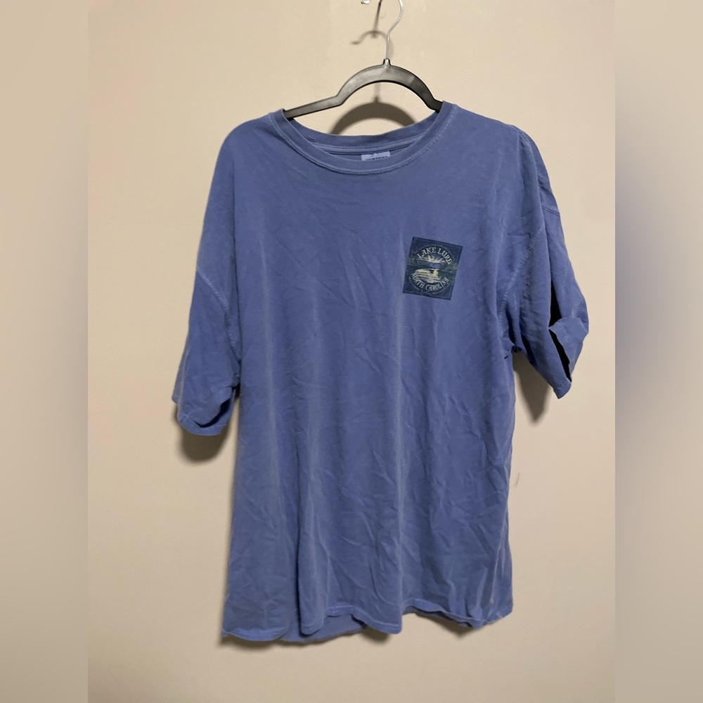 Blue graphic tee